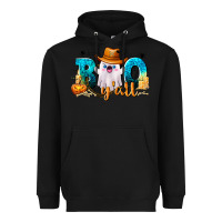 Black Boo Y'all Heavyweight Hoodie - texasbilliewilder