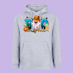 Boo Y'all Heavyweight Hoodie Designed By Texasbilliewilder