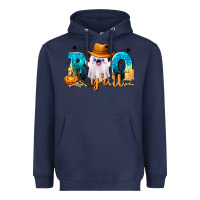 Navy Boo Y'all Heavyweight Hoodie - texasbilliewilder