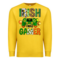 Lemon irish i was gamer st. patricks day Premium Sweatshirt - Neo Western