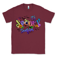 Burgundy It's spooky season Classic Tee - RanaPortraitStore