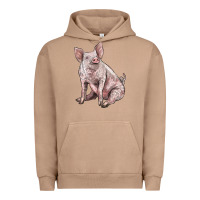 Pigment Burro american yorkshire pig Urban Hoodie - LillyAllenDesigns