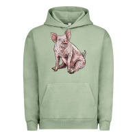 American Yorkshire Pig Urban Hoodie | Teevron