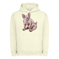 Pigment Pistachio american yorkshire pig Urban Hoodie - LillyAllenDesigns