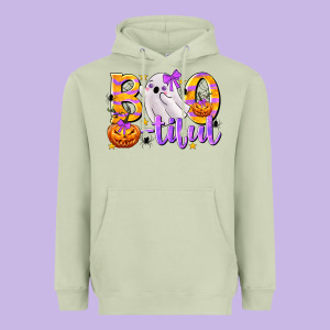 Boo-tiful Heavyweight Hoodie Designed By Texasbilliewilder