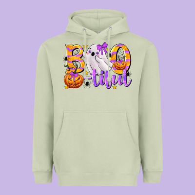 Boo-tiful Heavyweight Hoodie Designed By Texasbilliewilder