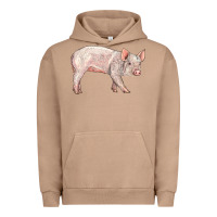 Pigment Burro american yorkshire pig  baby Urban Hoodie - LillyAllenDesigns