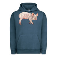 Pigment Midnight Navy american yorkshire pig  baby Urban Hoodie - LillyAllenDesigns