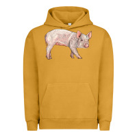 Pigment Peanut Butter american yorkshire pig  baby Urban Hoodie - LillyAllenDesigns