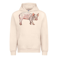 Sandshell american yorkshire pig  baby Urban Hoodie - LillyAllenDesigns