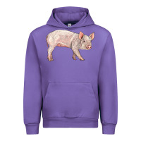 Tulip american yorkshire pig  baby Urban Hoodie - LillyAllenDesigns