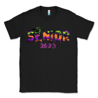 Black Senior 2023 Halloween Classic Tee - RanaPortraitStore