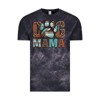 Cloud Black dog mama Vintage Tee - Artiststas