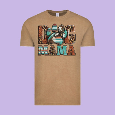 Dog Mama Vintage Tee Designed By Artiststas