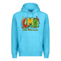 Ocean Blue cma certified medical assistant juneteenth Premium Hoodie - NancyCooperArtShop