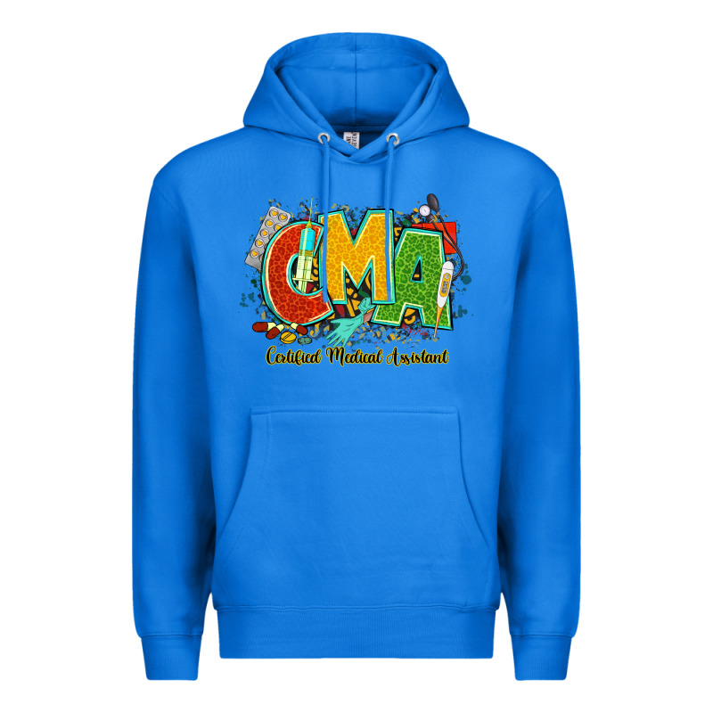 Cma Certified Medical Assistant Juneteenth Premium Hoodie by NancyCooperArtShop | Teevron