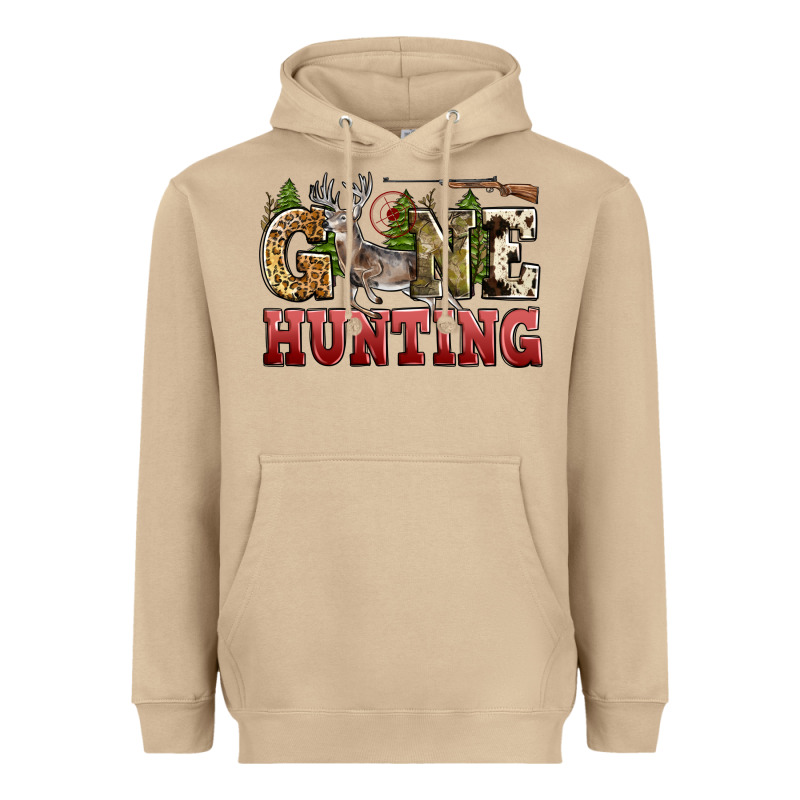 Gone Hunting Heavyweight Hoodie by Zillion Design Studio | Teevron