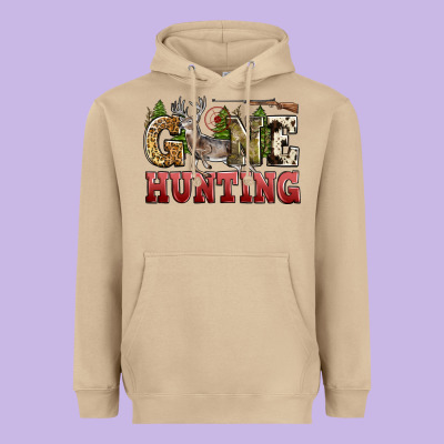 Gone Hunting Heavyweight Hoodie Designed By Zillion Design Studio