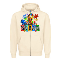 Sandshell basketball support squad autism Zipper Hoodie - Zillion Design Studio