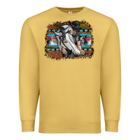 Antique Gold cowgirl Premium Sweatshirt - SublimationCraftShop