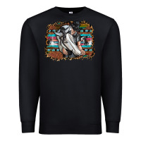 Black cowgirl Premium Sweatshirt - SublimationCraftShop