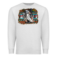 Oatmeal Heather cowgirl Premium Sweatshirt - SublimationCraftShop