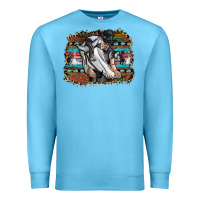 Ocean Blue cowgirl Premium Sweatshirt - SublimationCraftShop