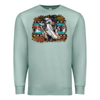 Seafoam cowgirl Premium Sweatshirt - SublimationCraftShop