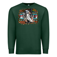 Sports Green cowgirl Premium Sweatshirt - SublimationCraftShop