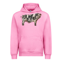 Fuchsia Pink Spotted Pig Urban Hoodie - LillyAllenDesigns