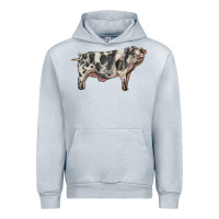 Heather Grey Spotted Pig Urban Hoodie - LillyAllenDesigns