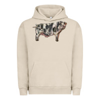 Pigment French Oak Spotted Pig Urban Hoodie - LillyAllenDesigns