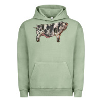 Pigment Oil Green Spotted Pig Urban Hoodie - LillyAllenDesigns
