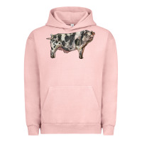 Pigment Salmon Spotted Pig Urban Hoodie - LillyAllenDesigns