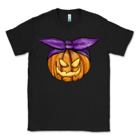 Black Jack O' Lantern Halloween Pumpkin Classic Tee - RanaPortraitStore