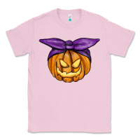 Bubblegum Pink Jack O' Lantern Halloween Pumpkin Classic Tee - RanaPortraitStore