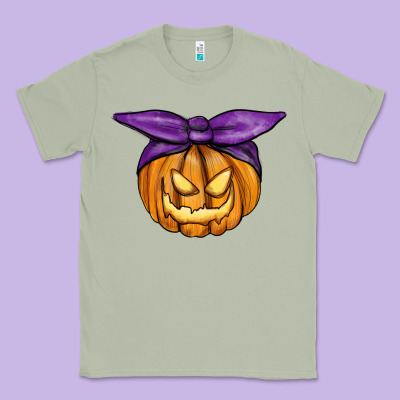 Jack O' Lantern Halloween Pumpkin Classic Tee Designed By Ranaportraitstore