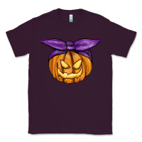 Plum Jack O' Lantern Halloween Pumpkin Classic Tee - RanaPortraitStore