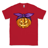 Red Jack O' Lantern Halloween Pumpkin Classic Tee - RanaPortraitStore