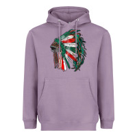 Lavender mexican flag indian headdress Heavyweight Hoodie - RanaPortraitStore
