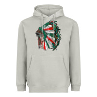 Moon Dust mexican flag indian headdress Heavyweight Hoodie - RanaPortraitStore
