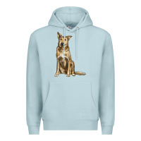 Blue Mist chinook dog Premium Hoodie - LillyAllenDesigns