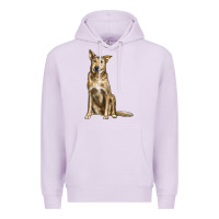 Lilac chinook dog Premium Hoodie - LillyAllenDesigns