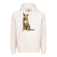 Pale Pink chinook dog Premium Hoodie - LillyAllenDesigns
