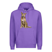 Purple chinook dog Premium Hoodie - LillyAllenDesigns