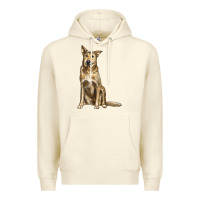 Sandshell chinook dog Premium Hoodie - LillyAllenDesigns