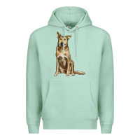 Seafoam chinook dog Premium Hoodie - LillyAllenDesigns