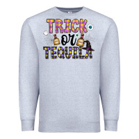 Heather Grey Tequila Premium Sweatshirt - CowhideDigitalArt