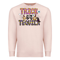 Pale Pink Tequila Premium Sweatshirt - CowhideDigitalArt