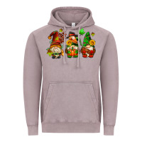 Vintage Zinc fall gnomes with pumpkin pie Vintage Hoodie - AdoDesignShop